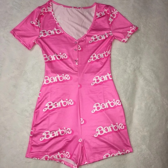 Other - Pink Barbie Adult Onesie